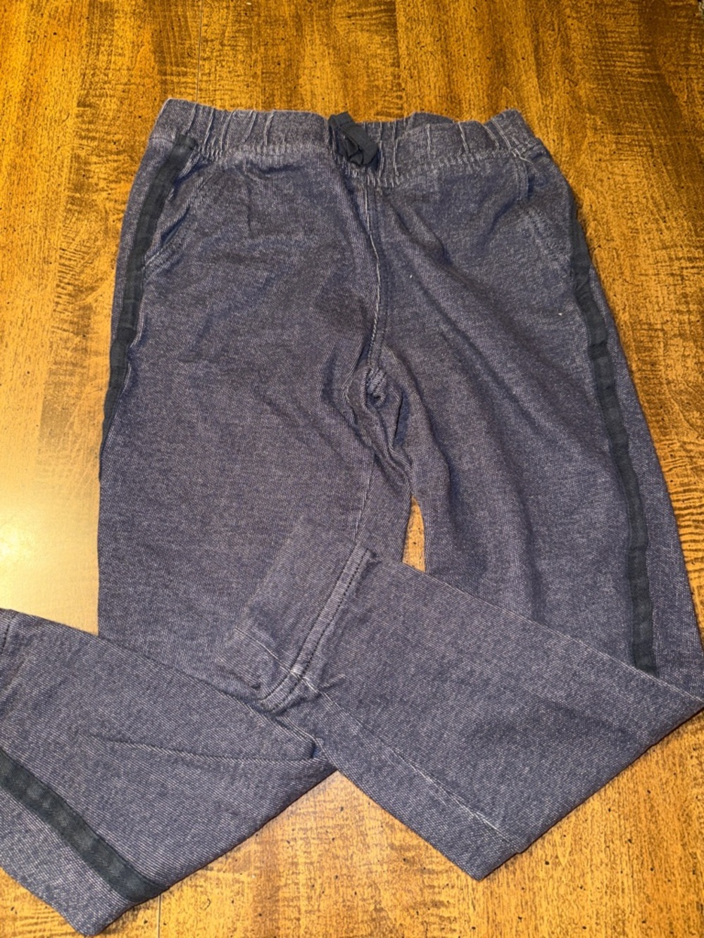 Tea Kids Navy Blue Knit Jogger Pants
